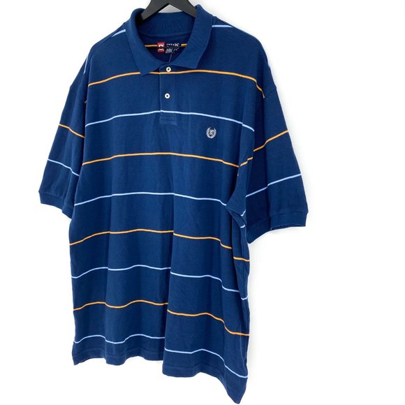 CHAPS Crest Striped Polo Shirt NWT - Picture 3 of 16